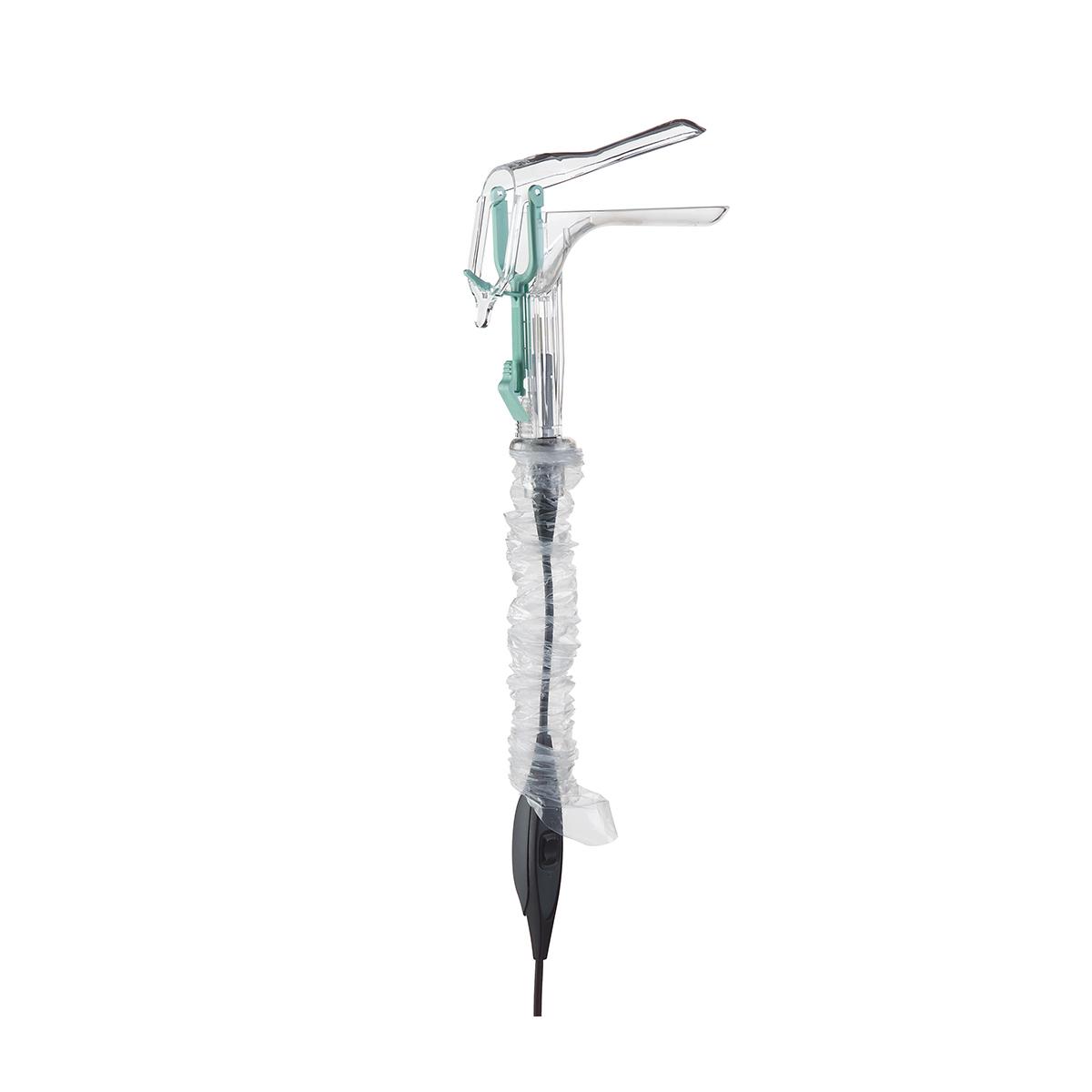 KleenSpec Disposable Vaginal Specula with Attached Sheath medium