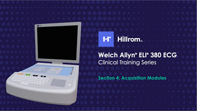 Welch Allyn ELI 380 Aquisition Modules Training Video