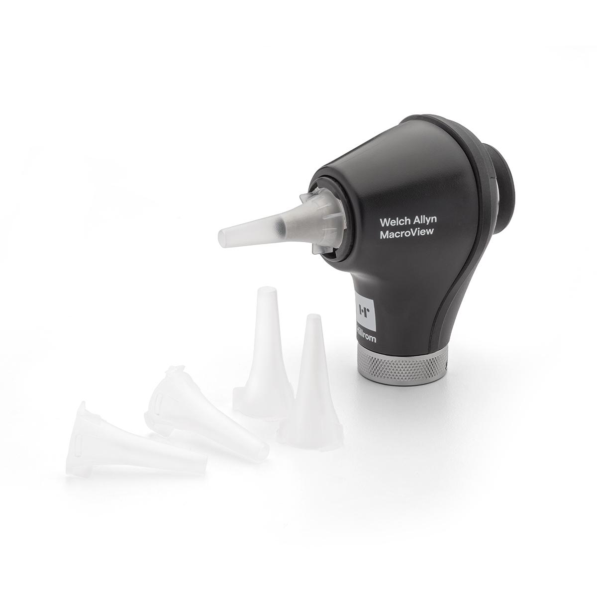 MacroView Plus Otoscope, LumiView Clear Single-Use Ear Specula