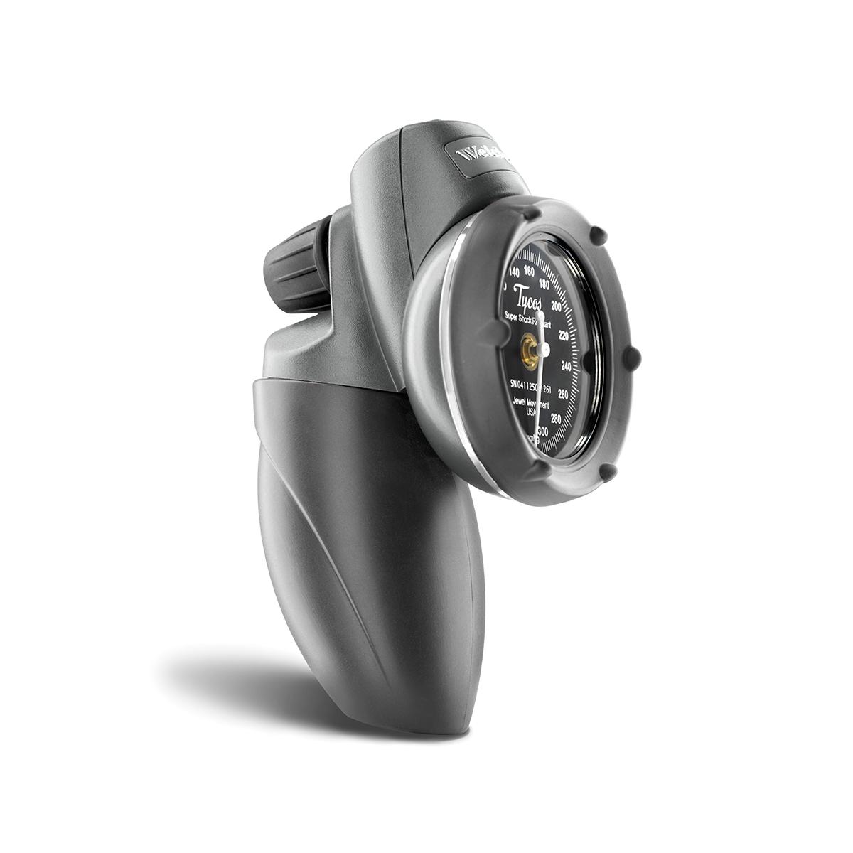 Welch Allyn Platinum Series DS58 Hand Aneroid สีดำ มาพร้อมกับอุปกรณ์สูบลมและวาล์วไล่ลมด้วยการขันสกรู