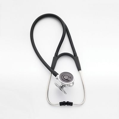 Harvey DLX Stethoscope overhead view, double head