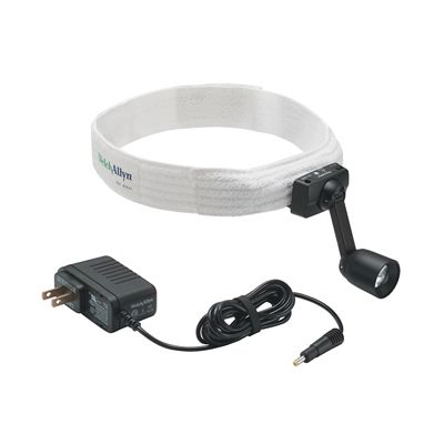 Green Series Portable Headlight Veterinary on headband with power cord