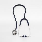 Professional-stetoskop f&ouml;r vuxna, ovanifr&aring;n, marinbl&aring;tt