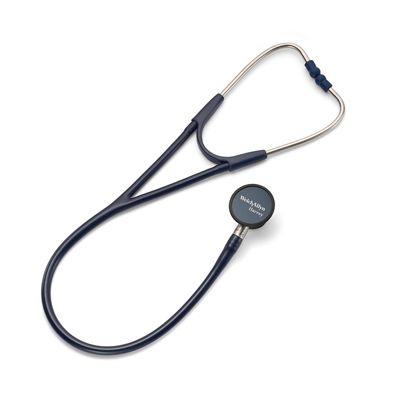 The Welch Allyn Harvey Elite Stethoscope: Veterinary, highlighting its dual-bore tubing and stainless steel chest piece.