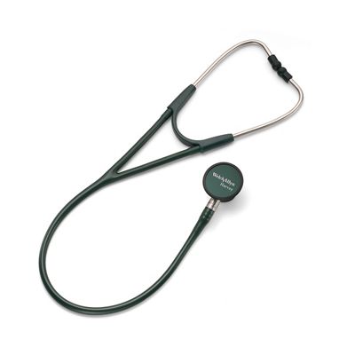 Vue de profil du stéthoscope Welch Allyn Harvey Elite pour les cliniciens vétérinaires.