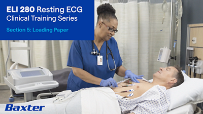 Welch Allyn ELI 280 Resting ECG Loading Paper Training Video