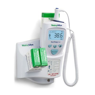 Welch Allyn SureTemp Plus 692 Thermometer, Wandmontage, Celsius-Anzeige abgebildet