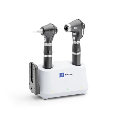 Chargeur de table, poignées électriques au nickel-cadmium, otoscope MacroView Plus et ophtalmoscope coaxial