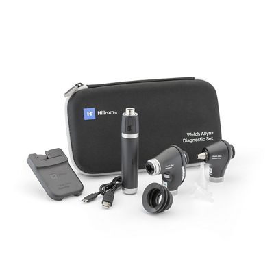 Welch Allyn 3.5V Diagnostic LED Otoscope with Convertible Handle & Case