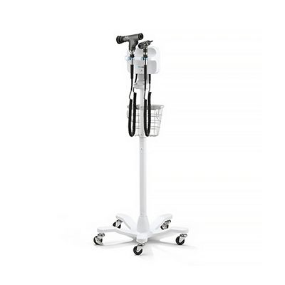 Trasformatore da parete Green Series 777 con otoscopio e oftalmoscopio su stativo a rotelle