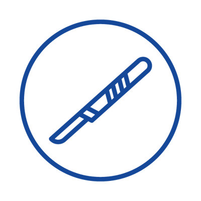 An icon illustrates a scalpel