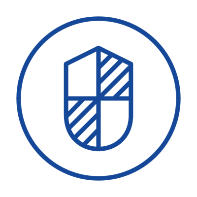 An icon illustrates shield