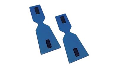 Gel Pads, Polymer Gel Boot Pads, #A-10026, 3/4 view, LRH corner facing