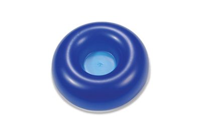 Gel Positioners, Adult Head Gel Donut, #A-10031, tilted down towards bottom frame