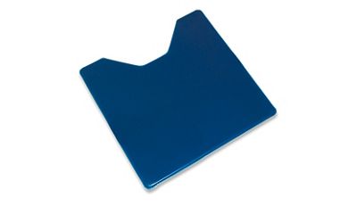 Gel Pads, Torso Section (w/cutout) Gel Pad, #A-10034F, 3/4 view, LRH corner facing