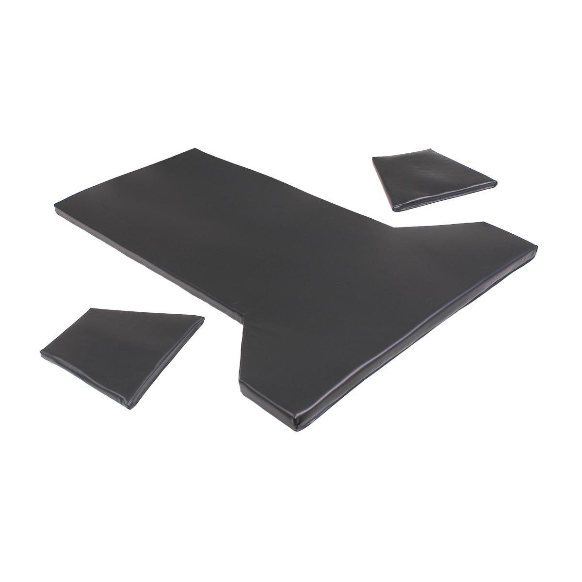 Conjunto de almofadas para mesa ampulheta Carbon Lights™, nº A-30502-1-B, nº A-30502-B, vista diagonal