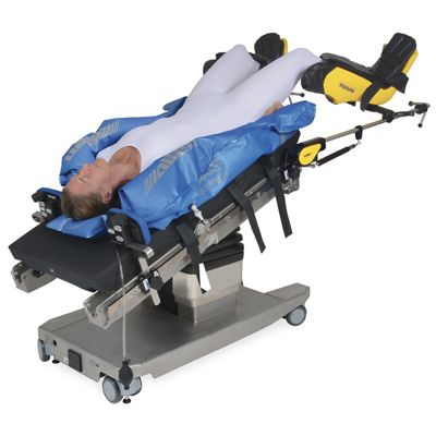 Hug-U-Vac Steep Trend Positioners diagonal view with patient