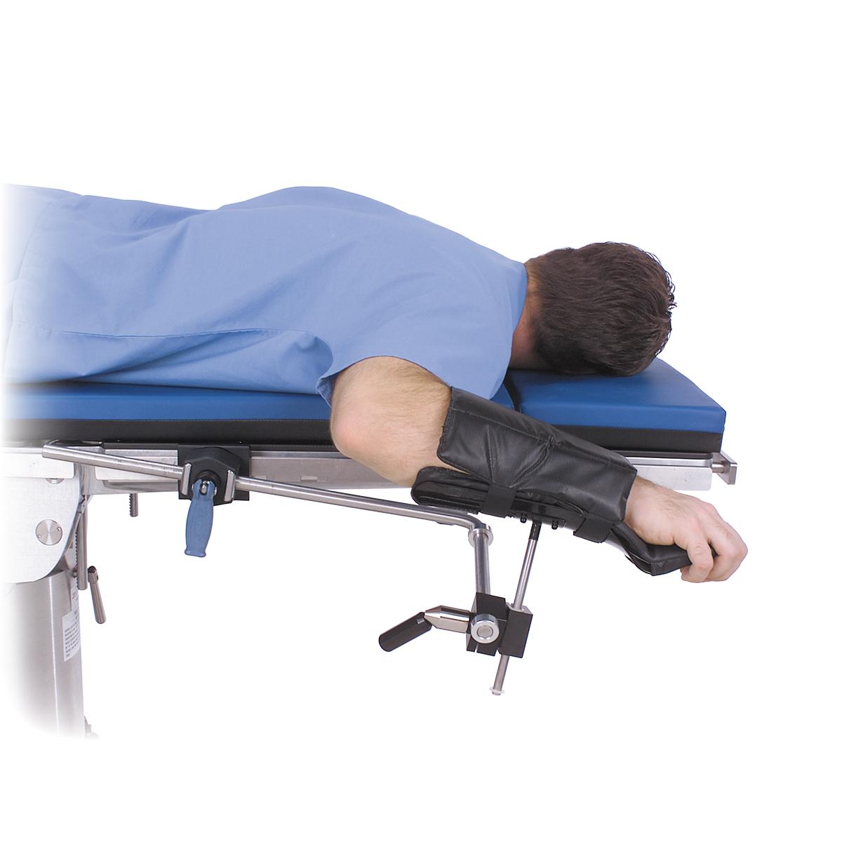 Apoio para braço LPS, paciente na posição prona