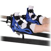 But ortopedyczny Allen Traction Boot — widok pod kątem (w użyciu)