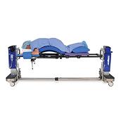 Rama Allen Bow Frame — w użyciu, pacjent w pozycji leżącej na brzuchu