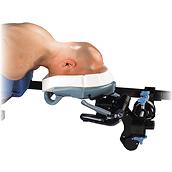 Sistema de posicionamiento de cabeza C-Flex en uso con paciente en decúbito prona