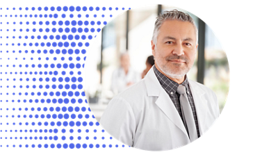 Male cardiopulmonary manager portrait.