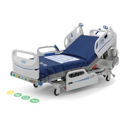 WatchCare Incontinence Management System in use on a Centrella Smart+ Bed. WatchCare Alert light is displayed in yellow.