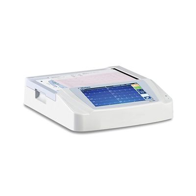 ELI 280 Resting Electrocardiograph on white background, diagonal view