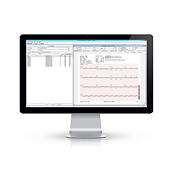 Sistema de análise de Holter e-Scribe no monitor