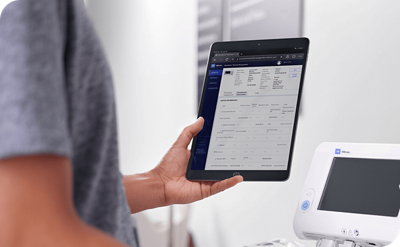 welch allyn patient monitor touchscreen display