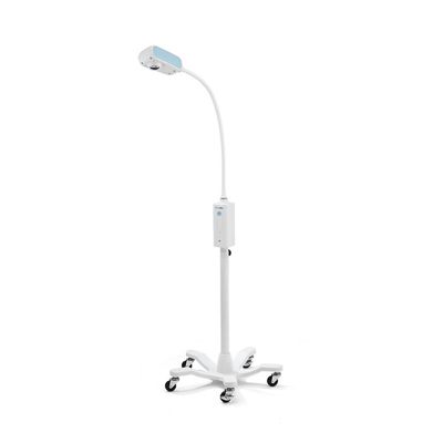 Green Series 300 General Exam Light full view on rolling stand