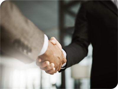 Business handshake