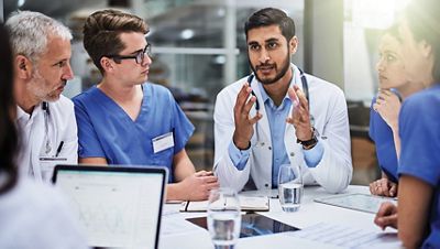 Distressed medical professionals 