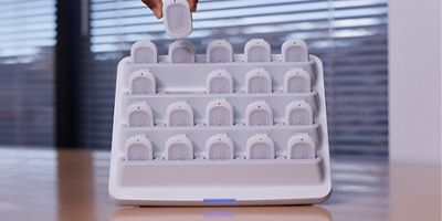 TS7000dV against a dark blue background