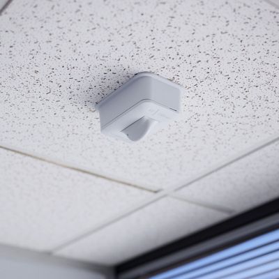 Hillrom Precision Locating uses ceiling anchors installed throughout the area you wish to cover. 