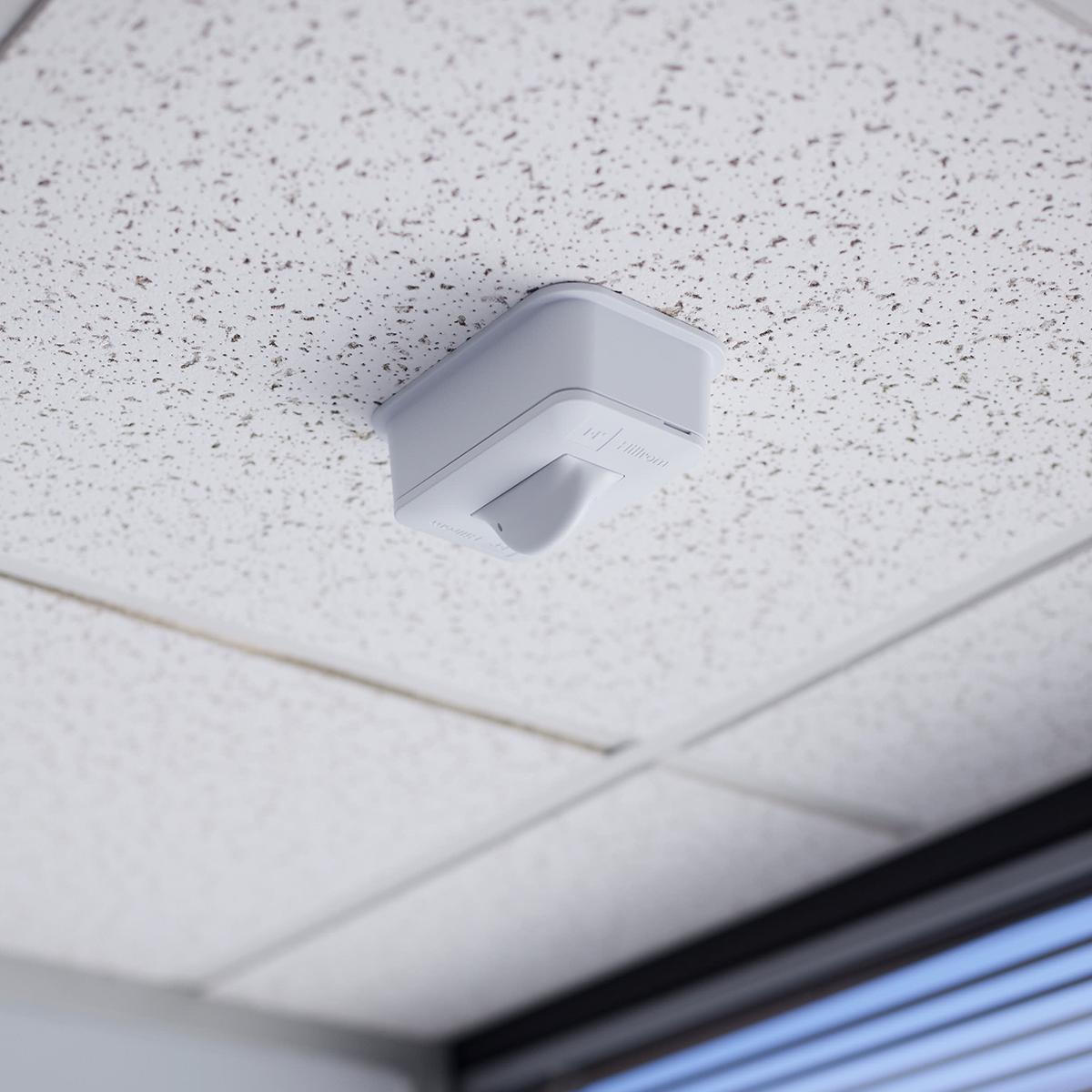 Hillrom Precision Locating uses ceiling anchors installed throughout the area you wish to cover. 