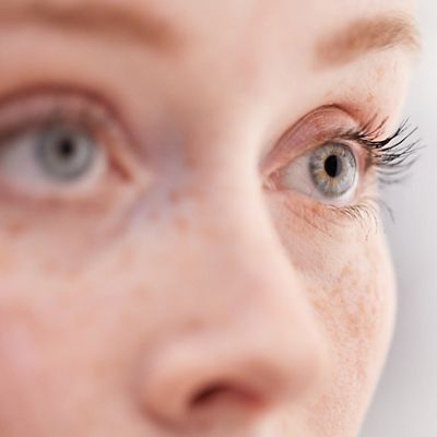 Close up of girls eyes