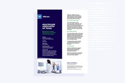 Miniaturka studium przypadku Hillrom na temat Healthcare Associates of Texas