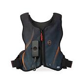 The Monarch® System's sportswear-inspired design features vest shell color and pattern options. This example shows the Graphite Orange vest shell.