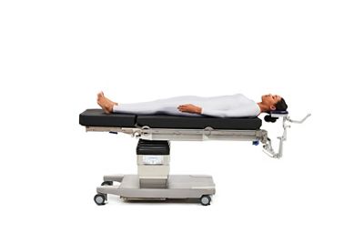 ชุดเตียงผ่าตัดระบบประสาทที่มีอุปกรณ์พยุงศีรษะและหมอนรองศีรษะรูปเกือกม้า