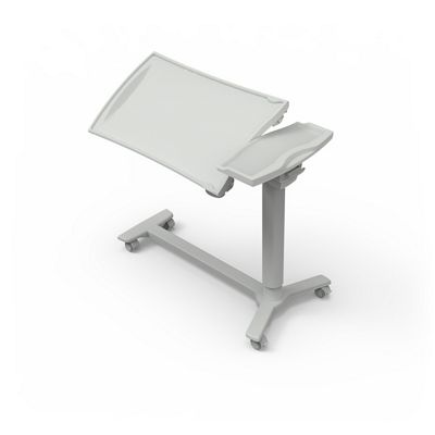 Overbed Table TA270 with h-shaped base and tilting plastic top