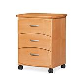 Art of Care® Metropolitan® and Aero® Bedside Cabinets, opera cabinet, 3/4 view