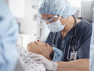 Clinical team in OR.