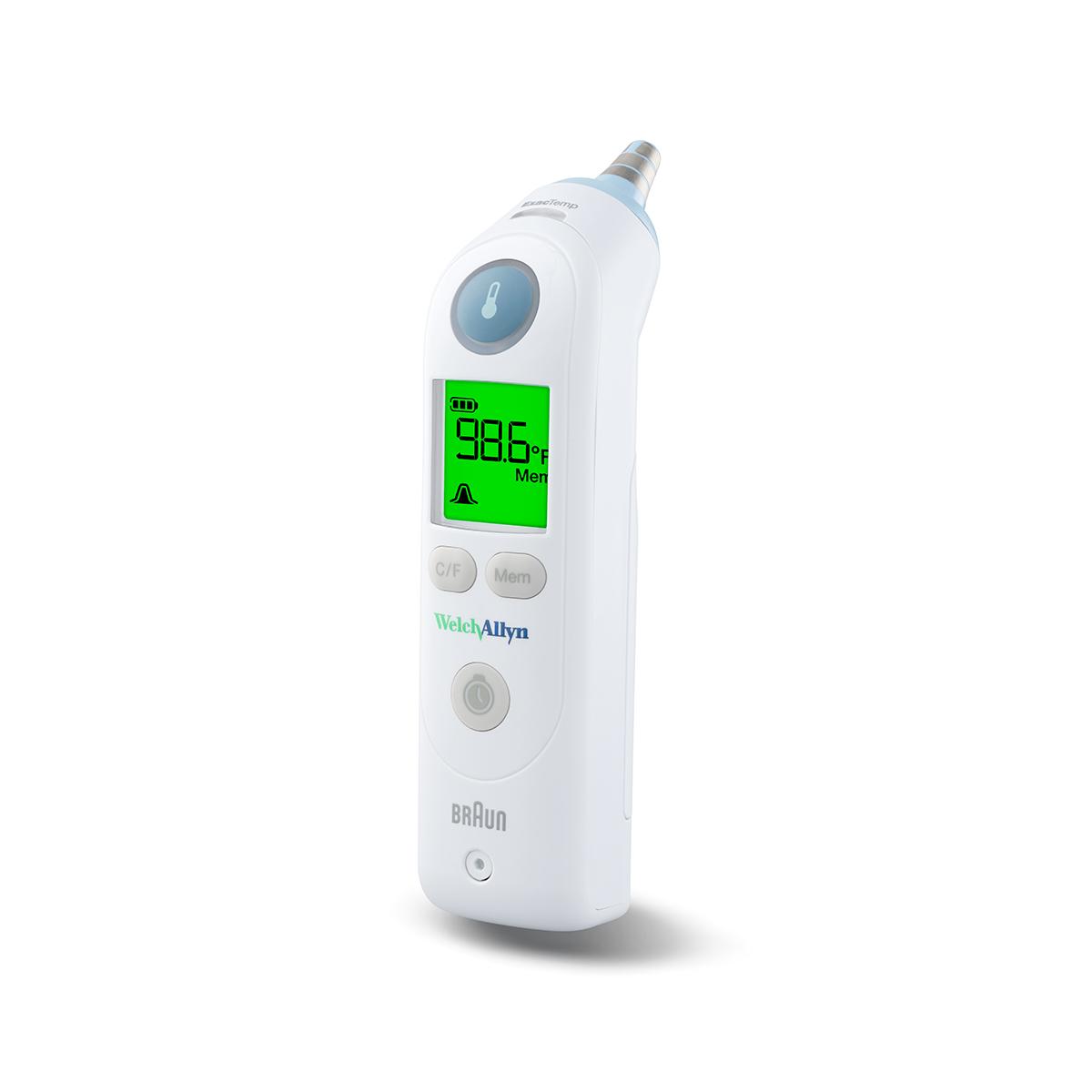 Braun ThermoScan PRO 6000 Ear Thermometer, 3/4 view, right side