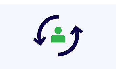 An icon representing the Active Directory where clinicians download ECG orders from the EMR. 