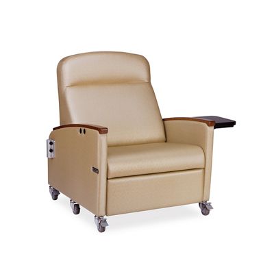 Art of Care Powered Bariatric Recliner, beige, 3/4 view