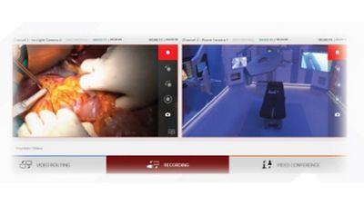 Screenshot displays video recording features within Helion interface