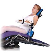 Allen® Arm Positioner, patient in seated position