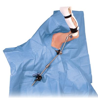 Allen® Arm Positioner, patient draped