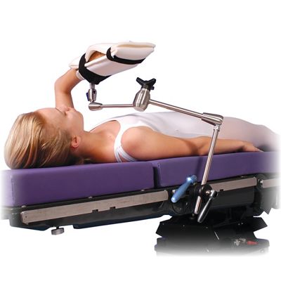 Allen® Arm Positioner, patient in supine position (back)